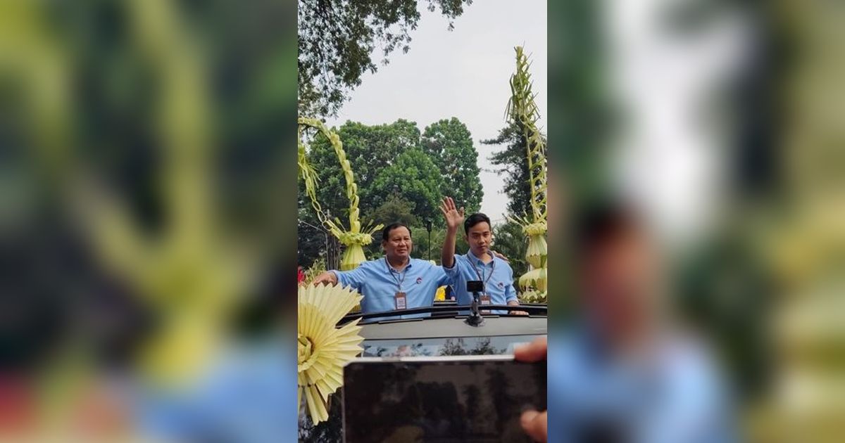 VIDEO: Prabowo Gibran Daftar KPU di Hari Sakral Pemilu, Turun Hujan di Jakarta