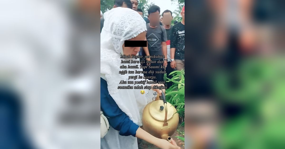 Kisah Pilu Istri Tahu Hamil Saat Suami Sedang Dikafani, Baru 2,5 Bulan Menikah