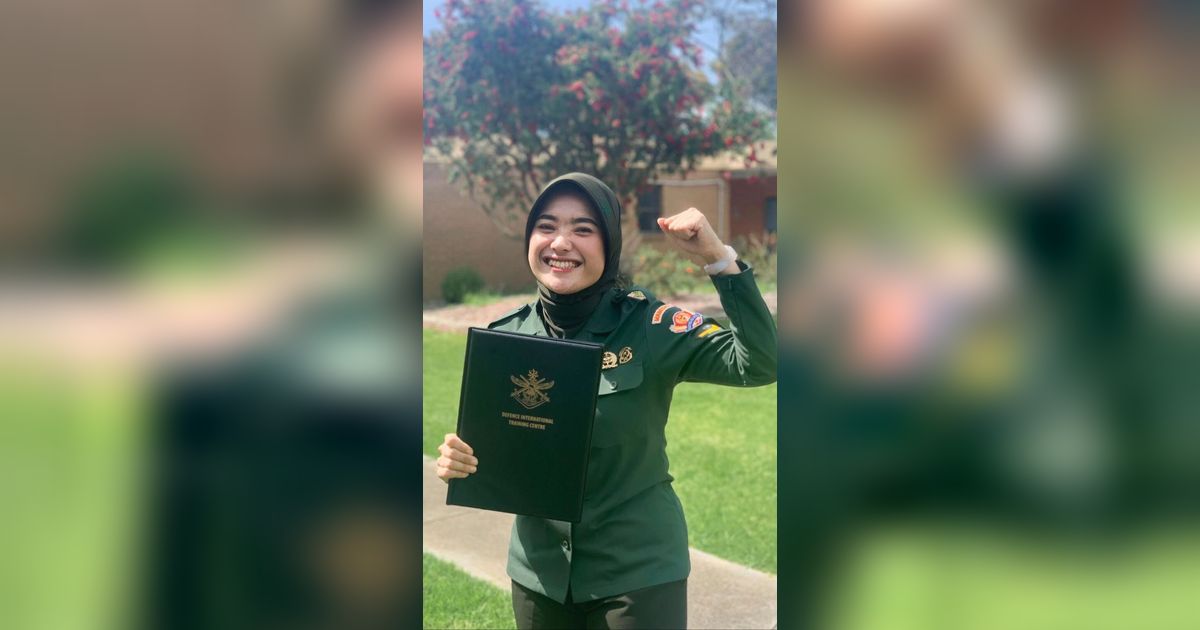 Cantiknya Serda Winda Anggita, Prajurit TNI yang Jadi Guru di Militer