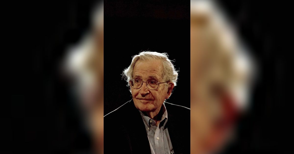 Filsuf Noam Chomsky Jelaskan Mengapa Dunia Tidak Berbuat Apa-Apa Atas Pembantaian Rakyat Palestina