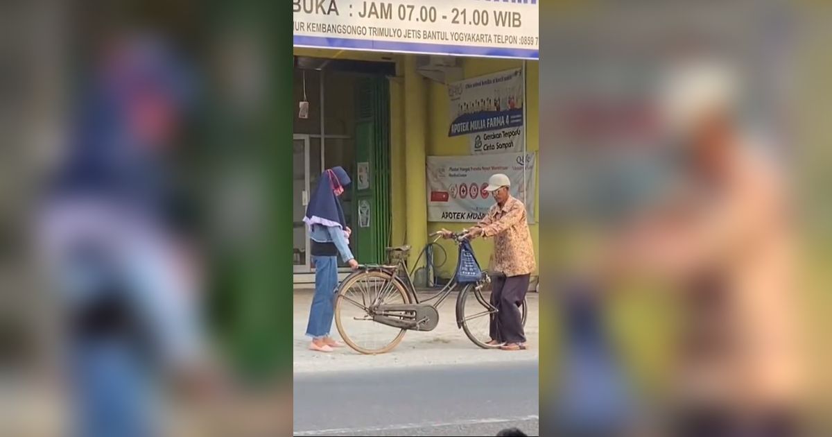 Ditonton 500 Ribu TikToker, Video Ayah dan Anak Naik Ontel di Yogyakarta Ini Bawa Kembali Kenangan Masa Kecil