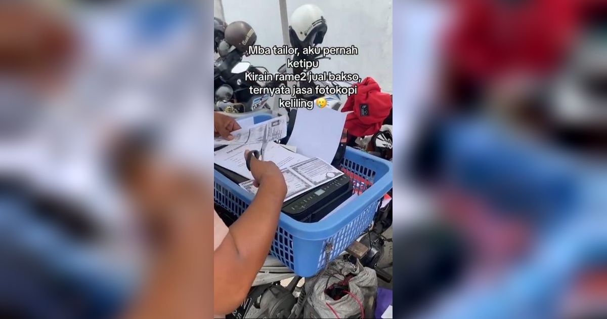 Viral Jasa Fotokopi Keliling di Medan Bak Sinetron, Begini Faktanya