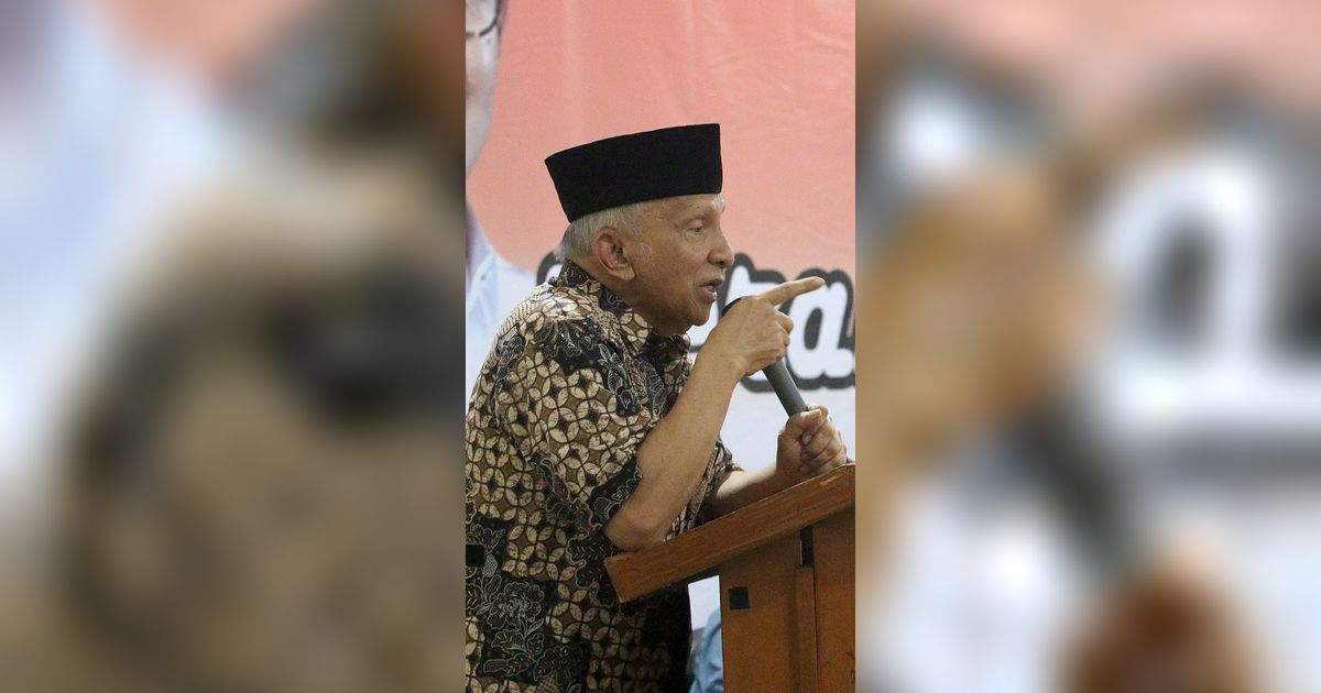 FOTO: Kritik Keras Amien Rais Soal Isu Dinasti Politik: Puncak Pengkhianatan Terhadap Reformasi