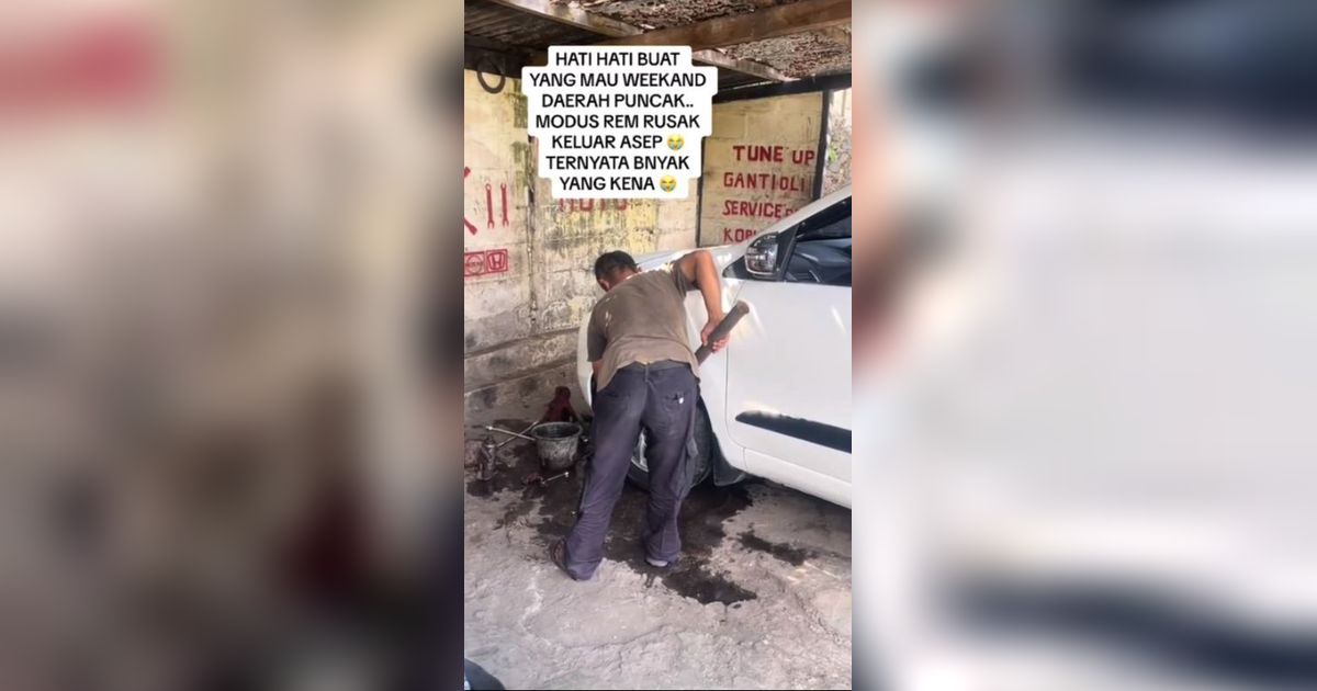 Viral Modus Rem Rusak di Puncak, Disebut Keluar Asap Langsung Digiring ke Bengkel