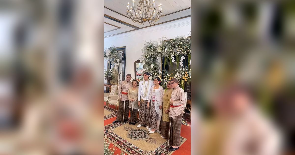 10 Potret Momen Akad Nikah Amanda Gonzales, Putri Christian Gonzales, dengan Christian Rontini yang Kental dengan Balutan Adat Jawa