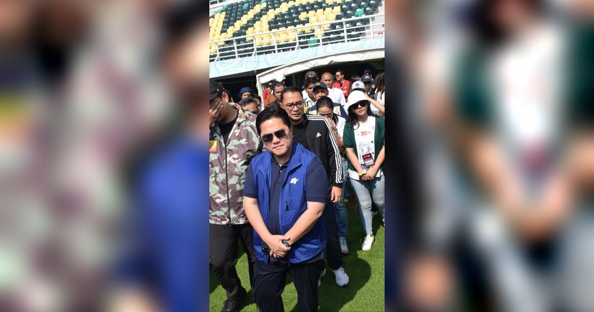 Erick Tohir Cek Stadion GBT Sambut Piala Dunia U-17: Sudah Siap 100 Persen