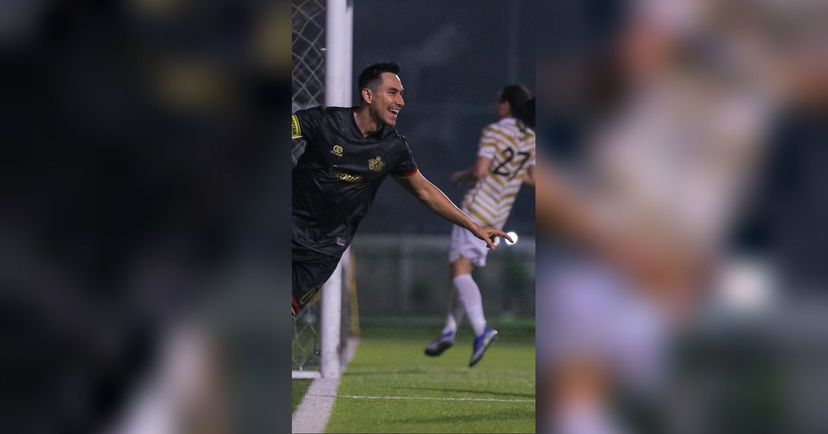 FOTO: Melihat Gol Tunggal Darius Bawa Selebritis FC Juara Celebrity Trofeo Cup 2023