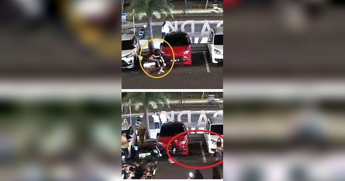 Viral Bocah Kendarai Sepeda Listrik Tabrak Mobil yang Sedang Parkir, Langsung Melarikan Diri