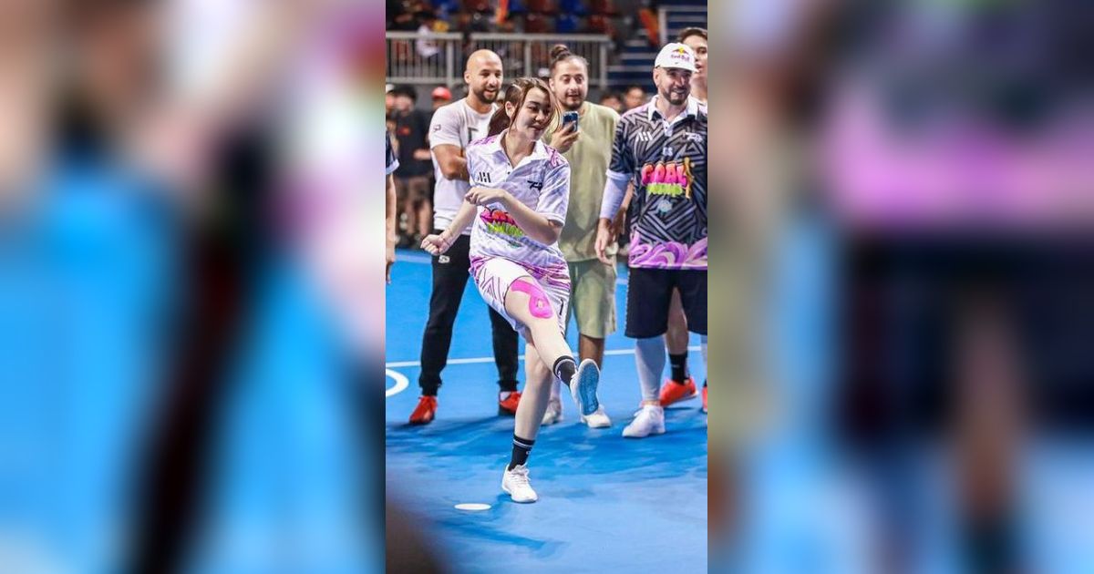 Potret Gaya Aaliyah Massaid Main Futsal, Cetak Gol