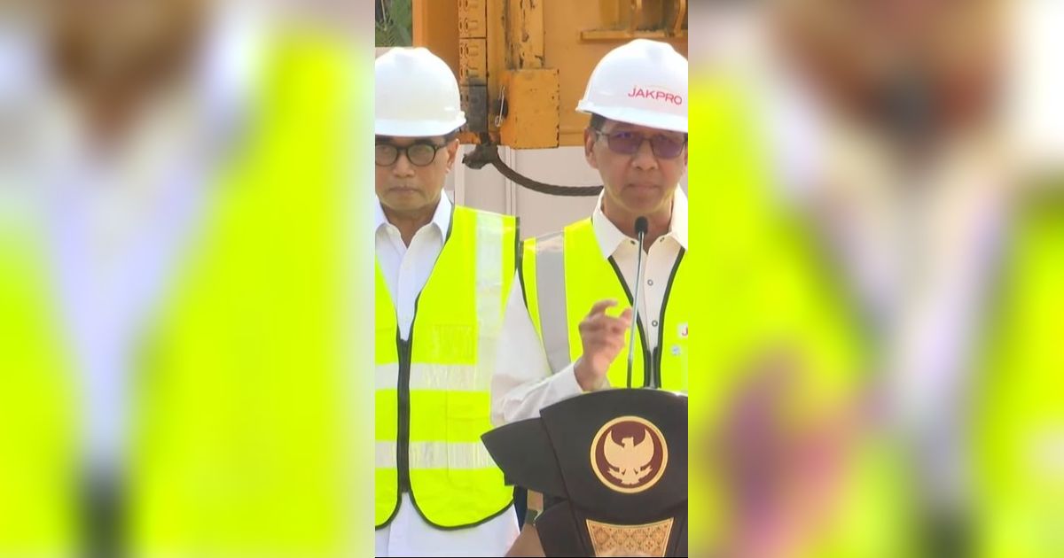 Groundbreaking LRT Jakarta Fase 1B Velodrome-Manggarai, Menhub Budi Yakin Bisa Turunkan Macet