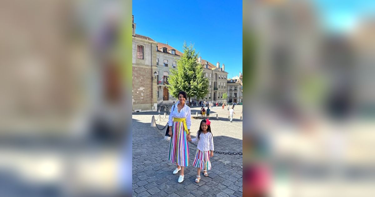 Bersama Suami dan Anak, 8 Foto Farah Quinn Liburan di Swiss dan Nginap di Hotel Mewah