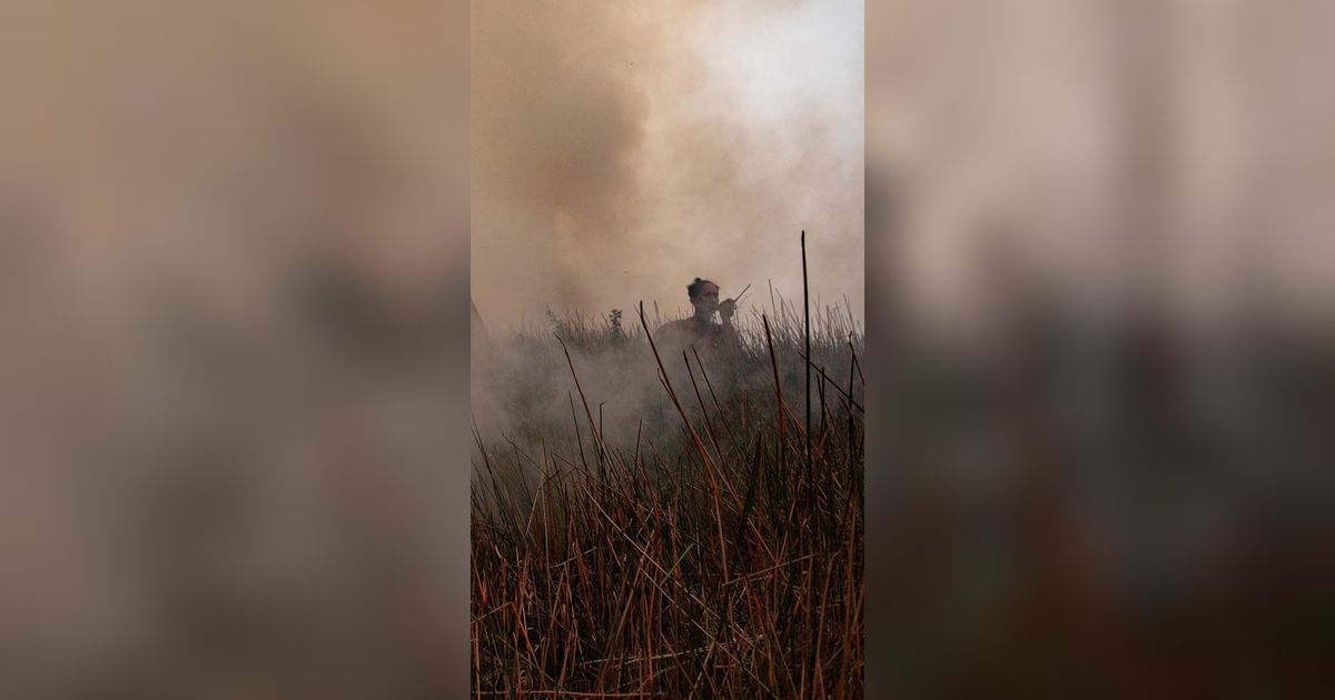 Lereng Gunung Abang Bali Terbakar, Petugas Kesulitan Dekati Lokasi