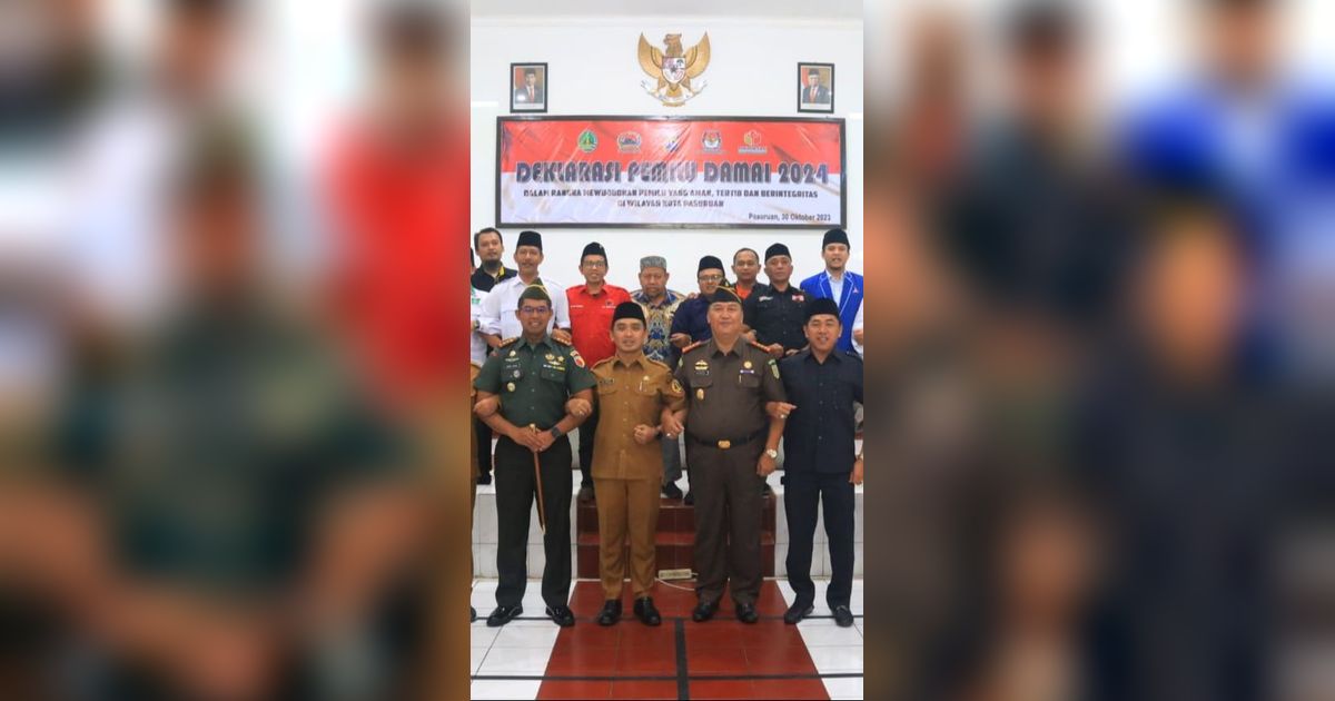 Wakil Wali Kota Pasuruan Adi Wibowo Ajak Seluruh Stakeholder Berkomitmen Wujudkan Pemilu 2024 Sukses dan Damai