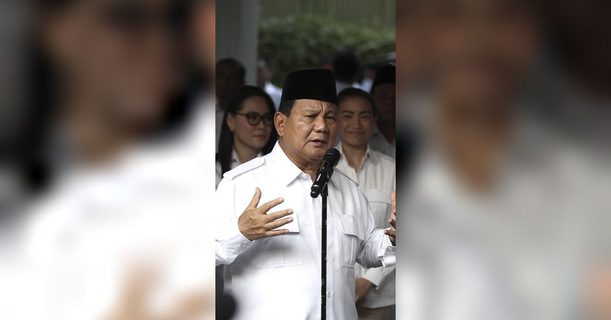 Reaksi Prabowo soal Kekecewaan PDIP Terhadap Gibran