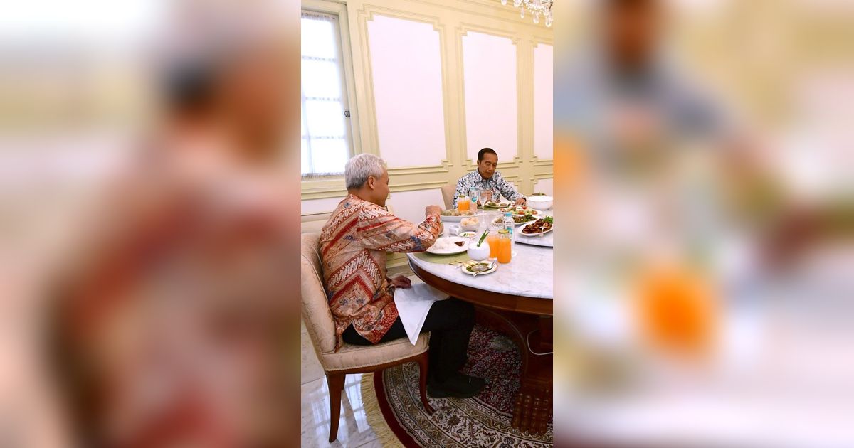 VIDEO: Ganjar Candai Prabowo Usai Bertemu Jokowi, Tidak Makan Nasi Tapi Lontong