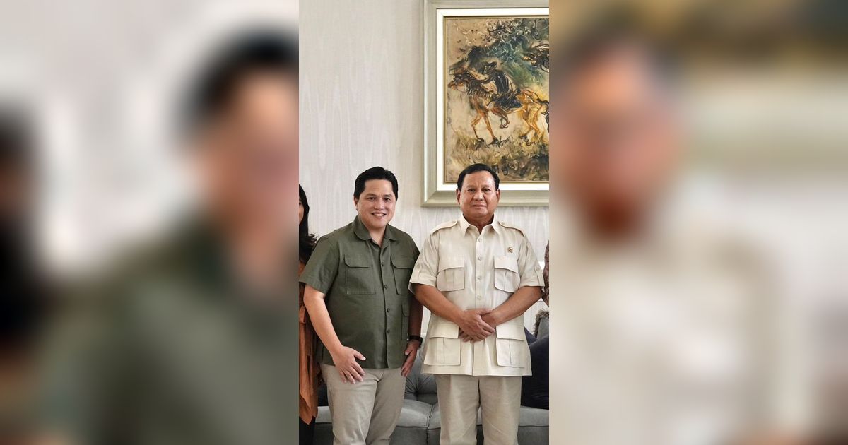 Gerindra Ungkap Sikap Erick Thohir ketika Tak Dipilih jadi Cawapres Prabowo