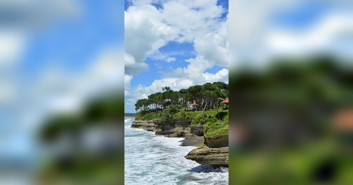 Potret Indah Pantai Batu Hiu yang Romantis di Pangandaran, Sampai Dijadikan Lirik Lagu oleh Doel Sumbang