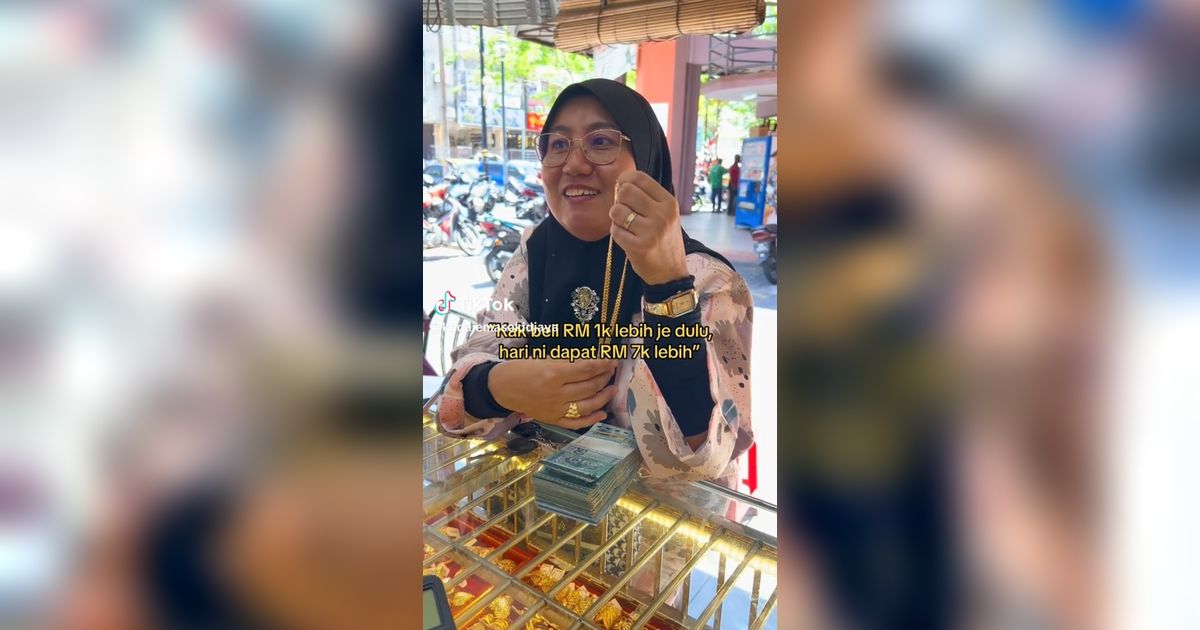 Bagai Uang Kaget! Wanita Pakai Kalung Emas Selama 22 Tahun, Terkejut saat Mengetahui Harga Jualnya
