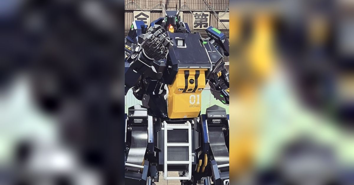 Penampakan Robot Raksasa Mirip Gundam yang Bisa Melaju 10 Km per Jam, Dijual Rp46,8 Miliar