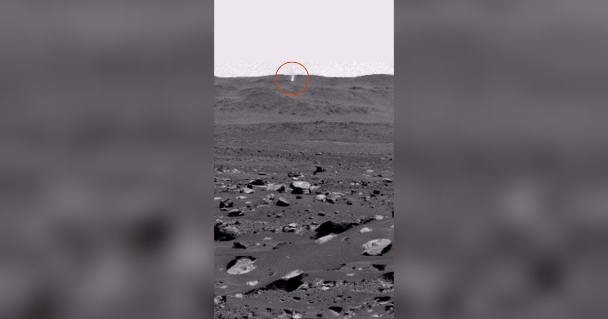 Sosok 'Hantu' Menari-Nari Tertangkap Kamera di Planet Mars, Ini Penjelasan NASA