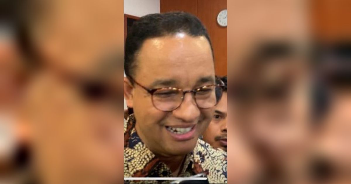 Anies Baswedan Senyum Ditanya Kasus Mentan Syahrul Yasin Limpo: Cukup Ya