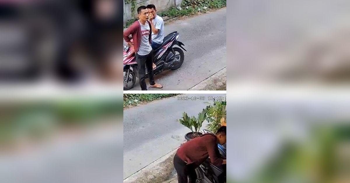 Viral Aksi Emak-Emak Gagalkan Aksi Pencurian Motor, Pelaku Akhirnya Ditangkap