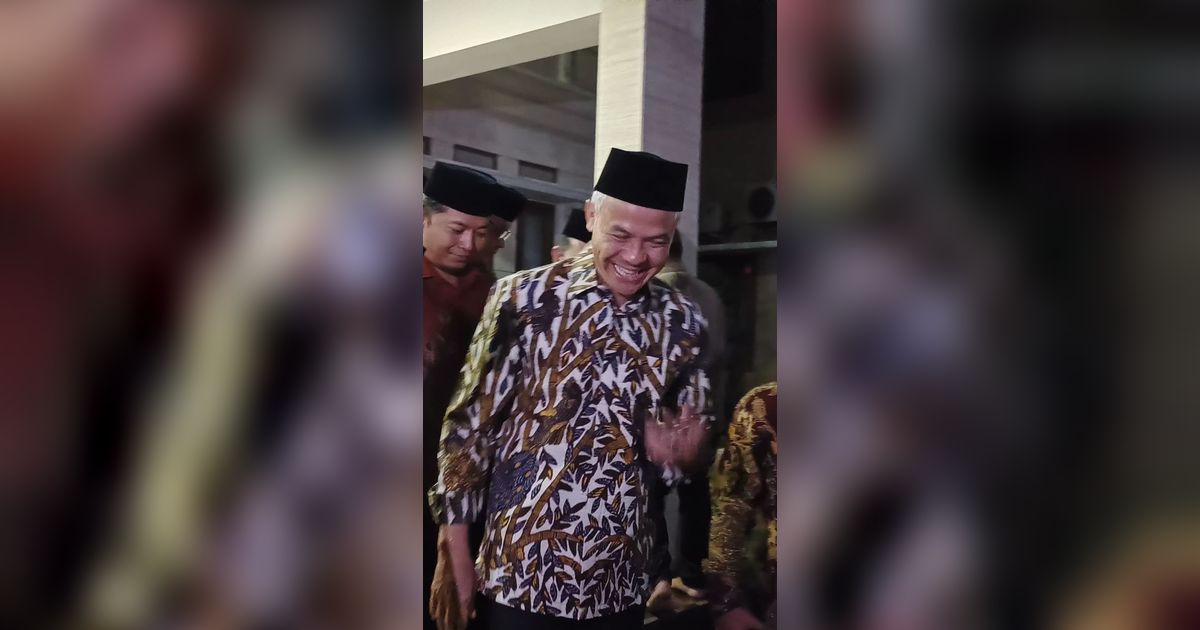 Tawa Lepas Ganjar saat Bertemu KH Said Aqil Siradj