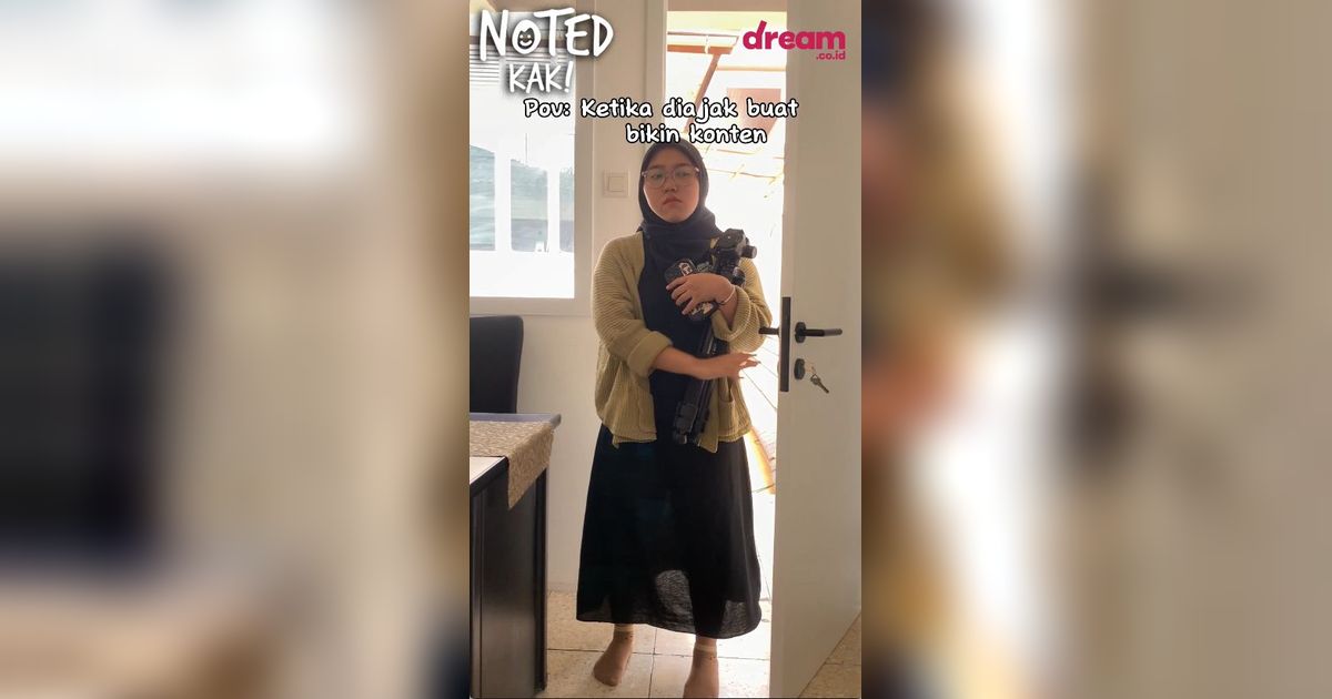 NOTED KAK! Ketika Diajak Buat Konten