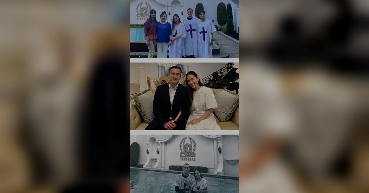 Momen Rendy Kjaernett dan Lady Nayoan Jalani Pemberkatan Ulang Pernikahan, Bak Pengantin Baru