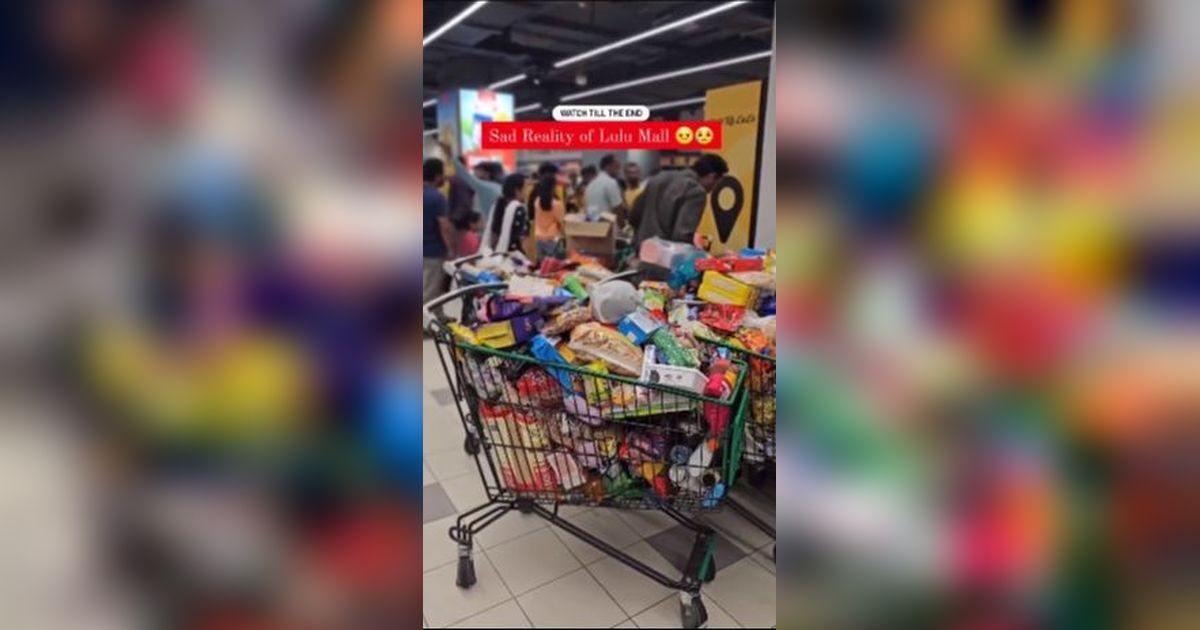 Viral Pembukaan Mal di India Berujung Chaos, Makanan di Supermarket Sampai Dijarah Warga