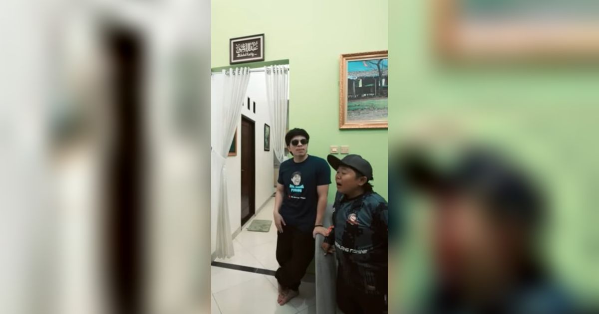 Atta Halilintar Melongo Melihat Rumah Komedian Adul 'Enak Rumahnya Bersih'