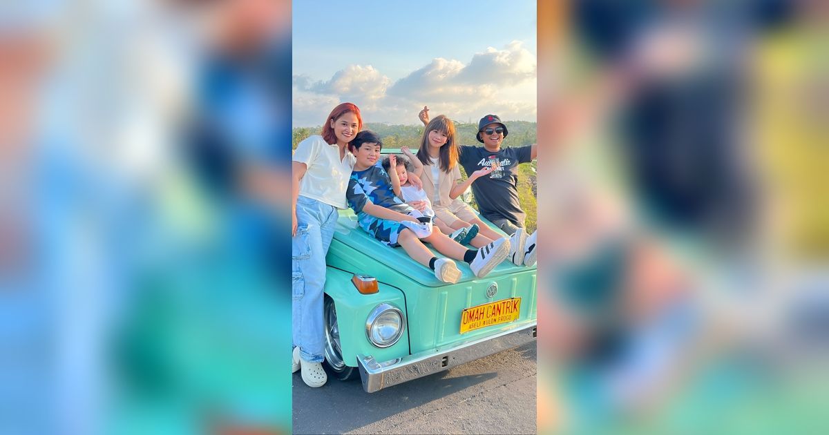 Jelajah Sawah, Tengok Liburan Hangat Keluarga Wendi Cagur