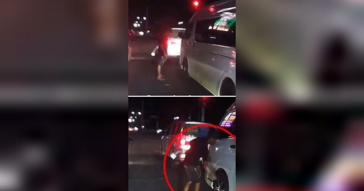 Viral Aksi Pengamen di Medan Tusuk Ban Mobil karena Tak Diberi Uang, Aksinya Bikin Geram Warganet