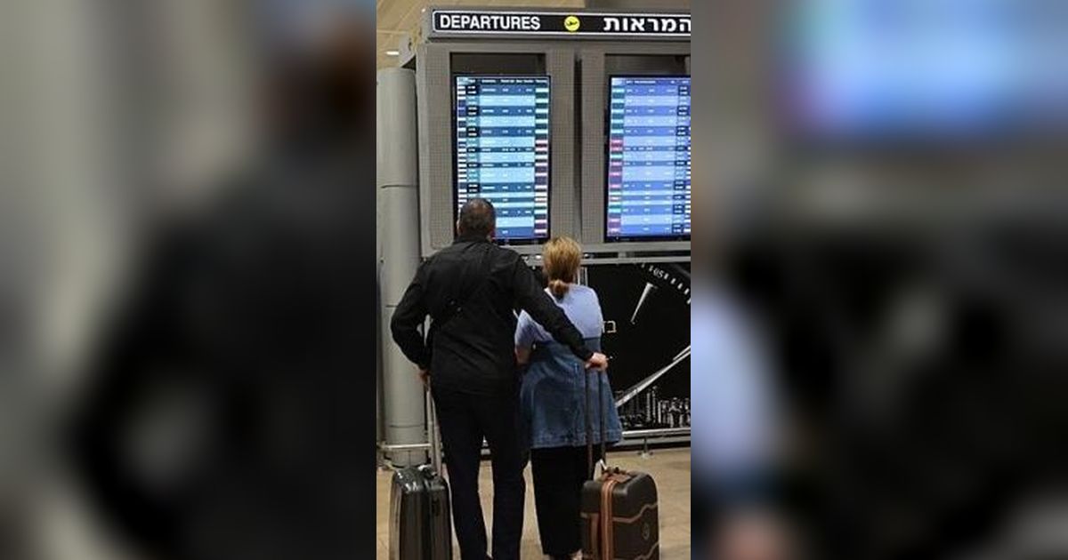 Bandara Ben Gurion Israel Chaos, Banyak Warga Ingin Melarikan Diri dari Perang