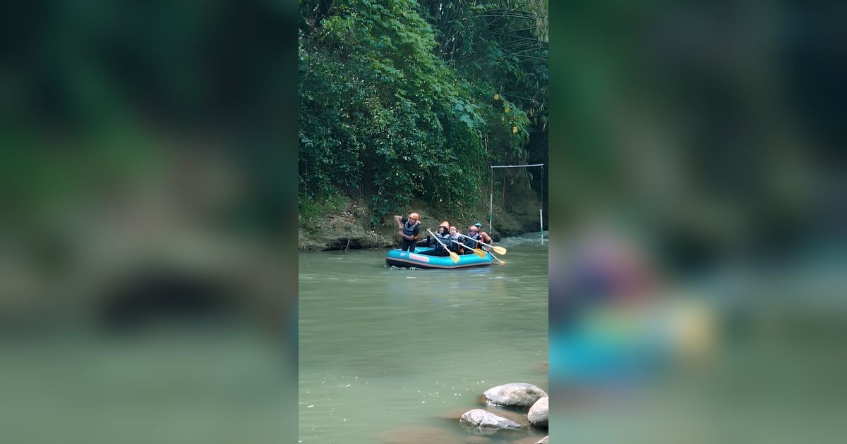 Menjajal Rafting di Sungai Citarik Sukabumi, Tetap Seru Walau Musim Kemarau