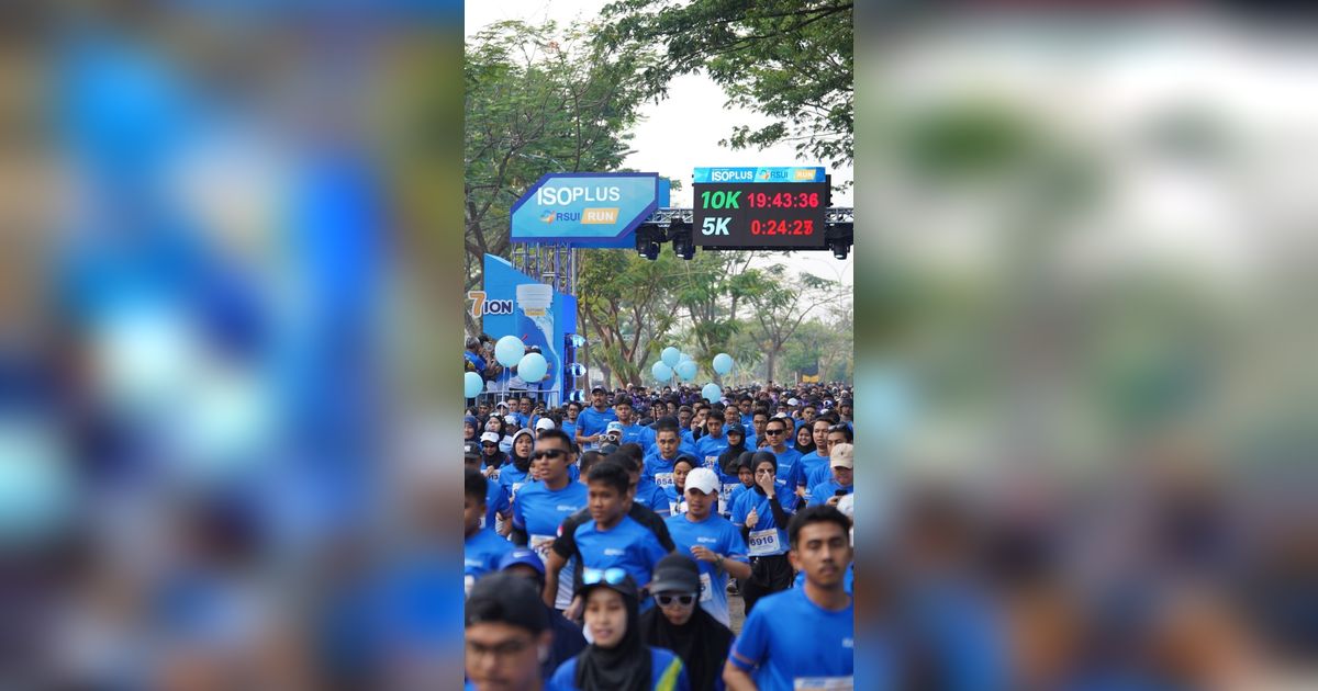 5000 Pelari dari Seluruh Indonesia Ikuti Edisi Perdana ISOPLUS RSUI RUN 2023