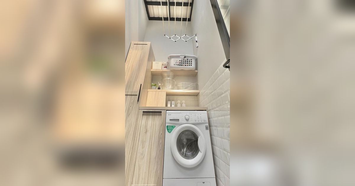 Model Ruang Cuci Kekinian Mungil tapi Rapi, Lihat Detailnya