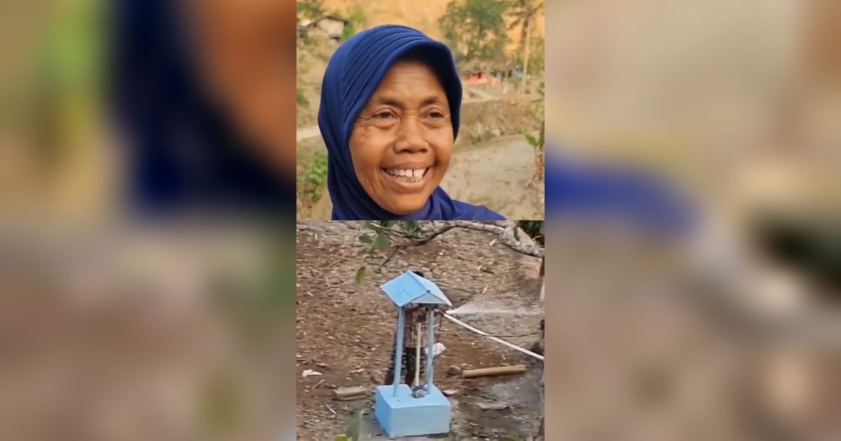 Kisah Seorang Ibu Ikhlaskan Tanahnya untuk Dibuat Sumur Bor demi Kebutuhan Warga Ini Viral, Banjir Pujian