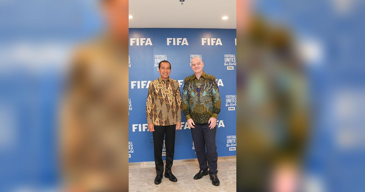 FOTO: Presiden Jokowi Resmikan Kantor FIFA di Jakarta