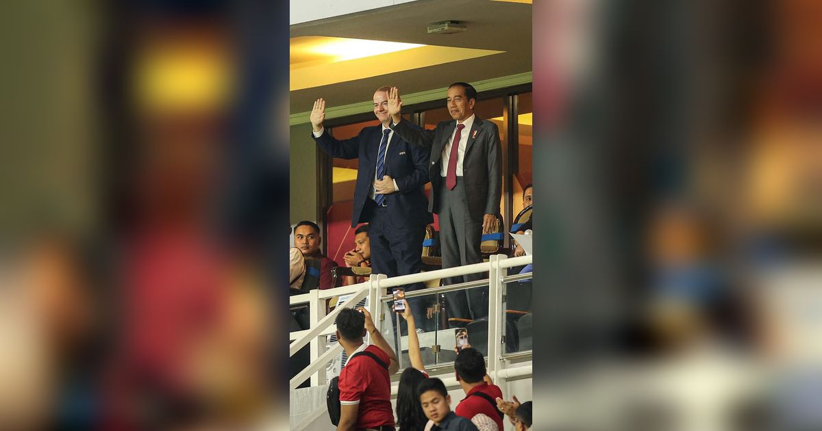 FOTO: Kemeriahan Upacara Pembukaan Piala Dunia U-17 Disaksikan Langsung Jokowi dan Presiden FIFA