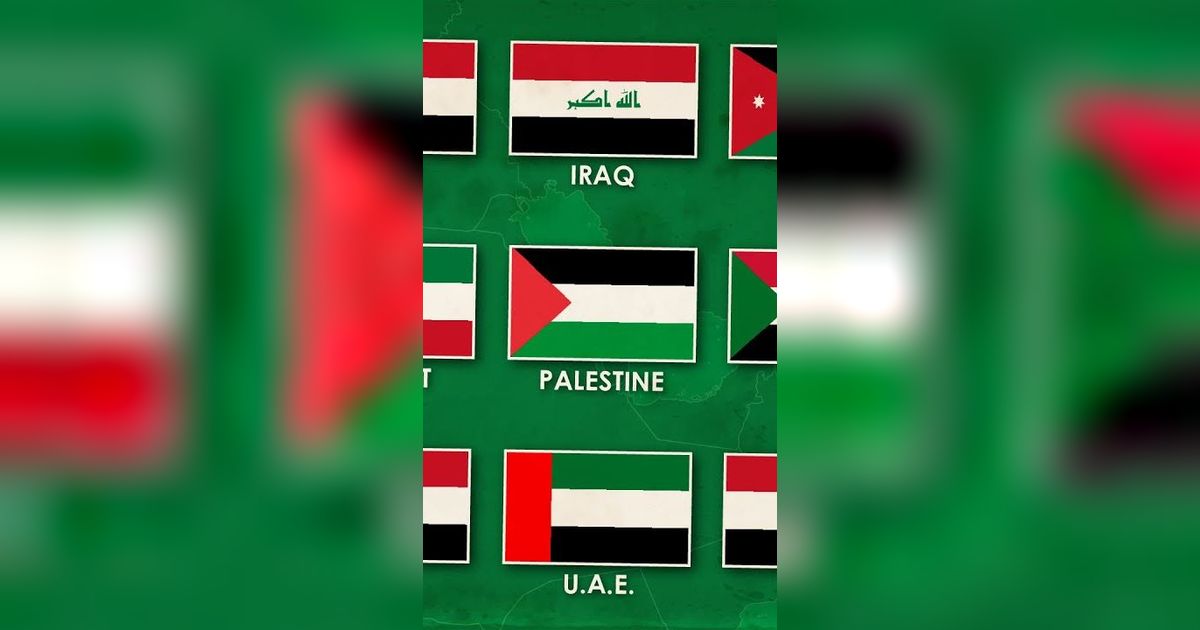 Mengapa Bendera Negara-Negara Arab Tampak Mirip? Ternyata Ini Alasannya