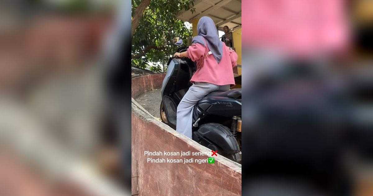 Viral Tanjakan Motor Kos-Kosan Ekstrem, Bikin Penghuni Baru Ketar-Ketir