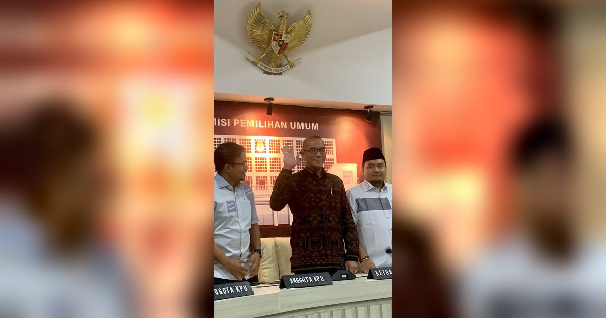 KPU Resmi Tetapkan Tiga Pasangan Capres-Cawapres di Pilpres 2024