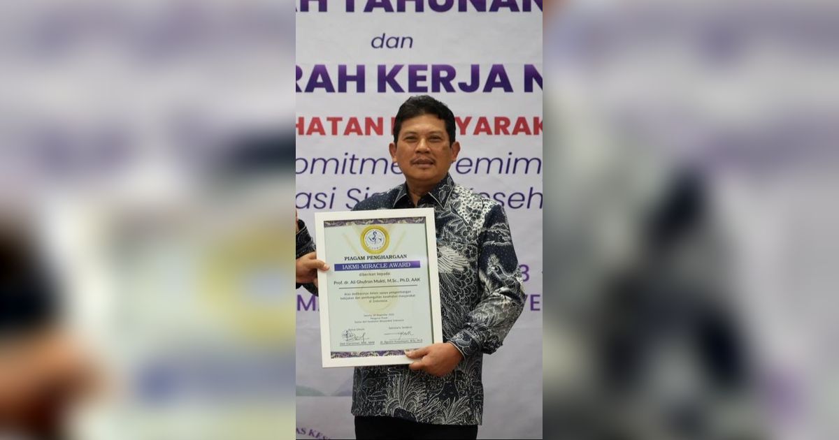 Beri Kontribusi Pembangunan Kesehatan, BPJS Kesehatan Raih Penghargaan IAKMI-Miracle Award