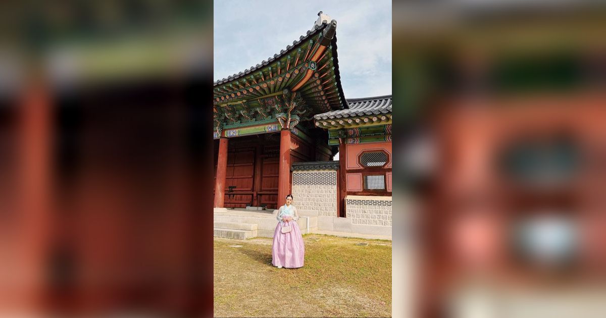 Potretr Raisa Mengenakan Hanbok di Korea, Dipanggil 