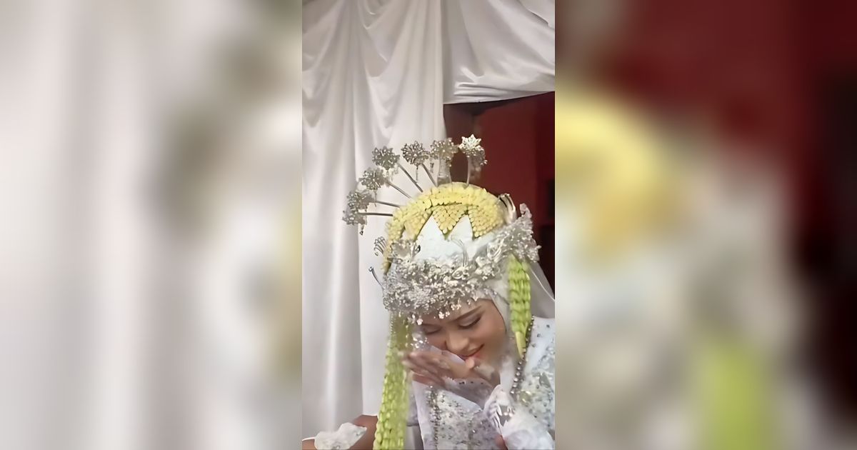 Momen Pengantin Wanita Malu tapi Bahagia Nikah dengan Pemuda yang Sekampung, Auto Jadi Tontonan Warga: Definisi The Real Pacar 5 Langkah
