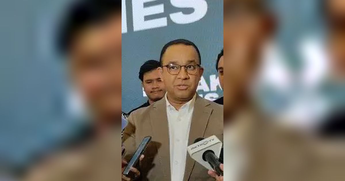 Anies Soal Nomor Urut Pilpres: Yang Penting Urutan Menang