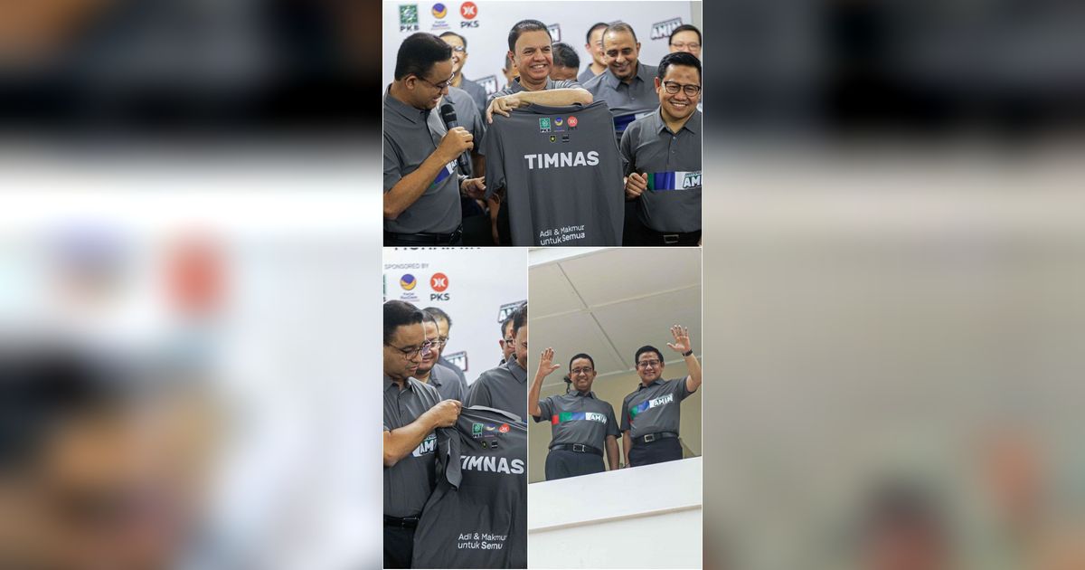 FOTO: Momen Anies dan Cak Imin Umumkan Timnas AMIN untuk Pemenangan Pemilu 2024