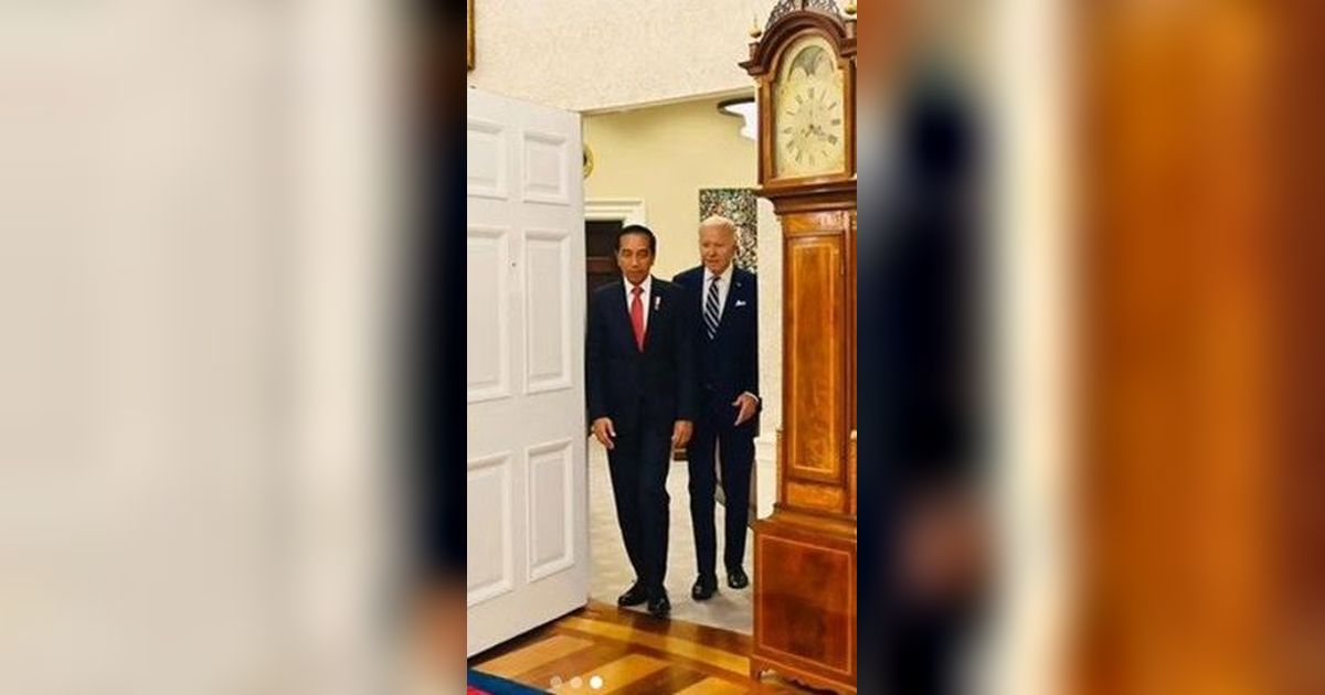 Beda Isi Twit Jokowi dan Joe Biden Setelah Pertemuan di Washington