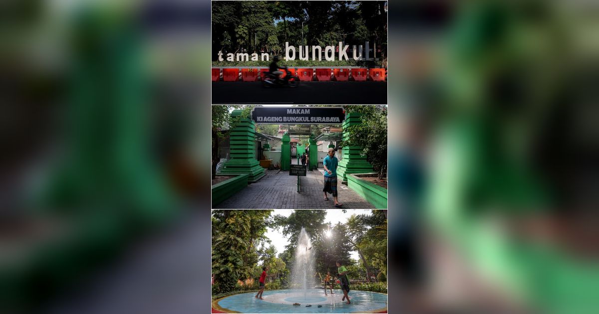 FOTO: Taman Bungkul, Tempat Asri untuk Bersantai di Surabaya selama Perhelatan Piala Dunia U-17 2023